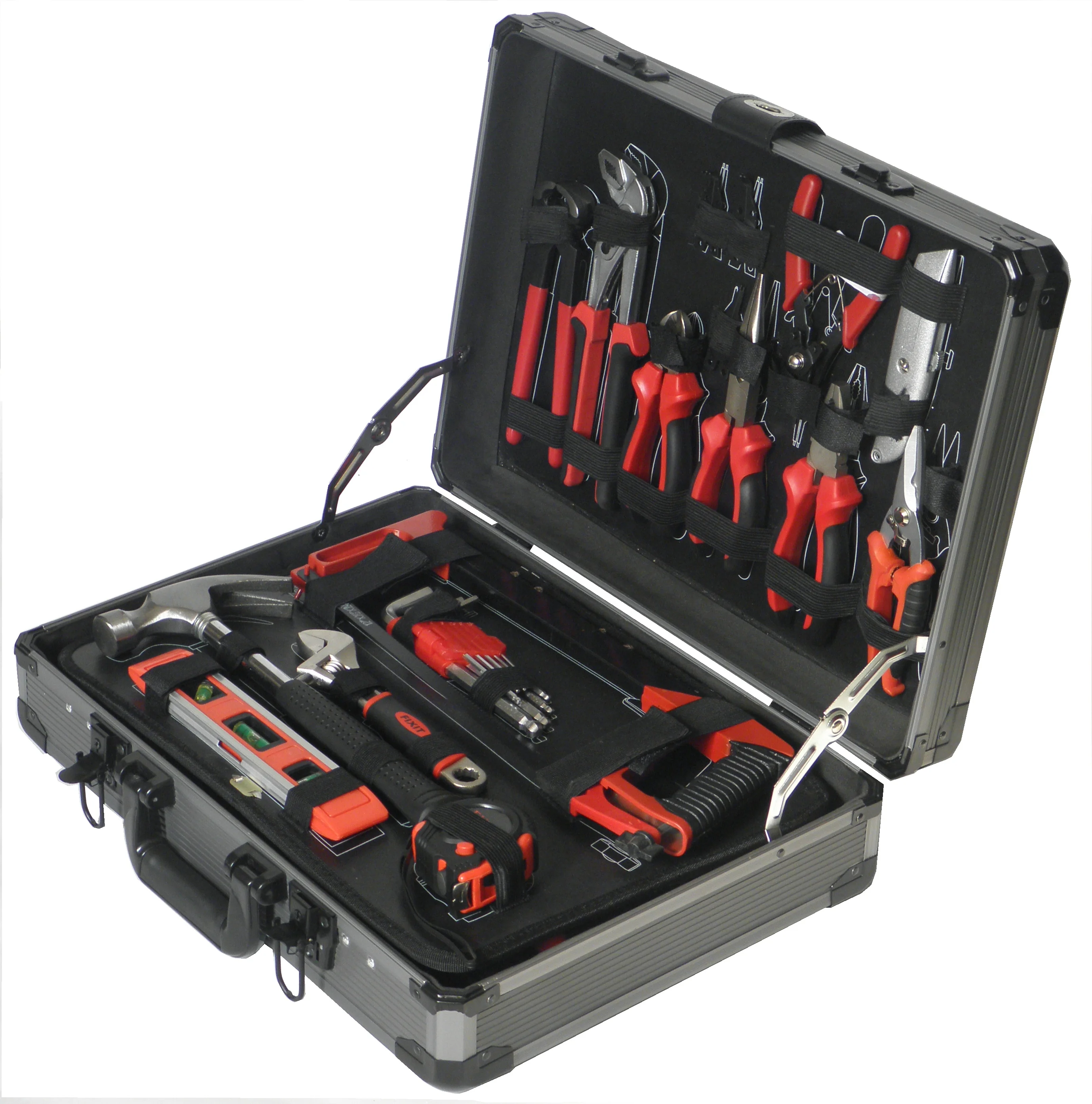 196PCS High Quality Metal Tool Set Cordless Tool Kit