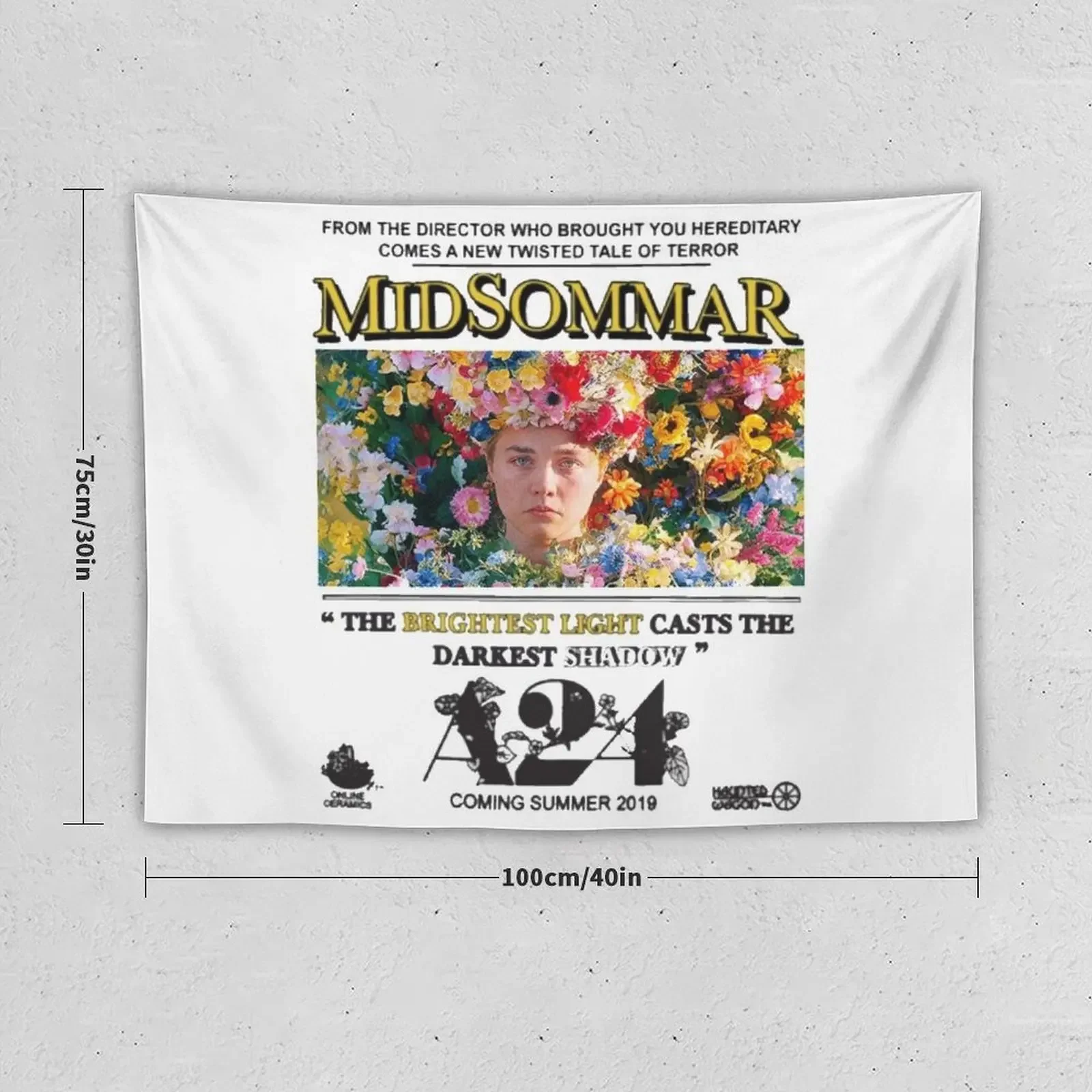 MIDSOMMAR A24 Tapestry Decoration Home Room Design Tapete For The Wall Wall Decoration Items Tapestry