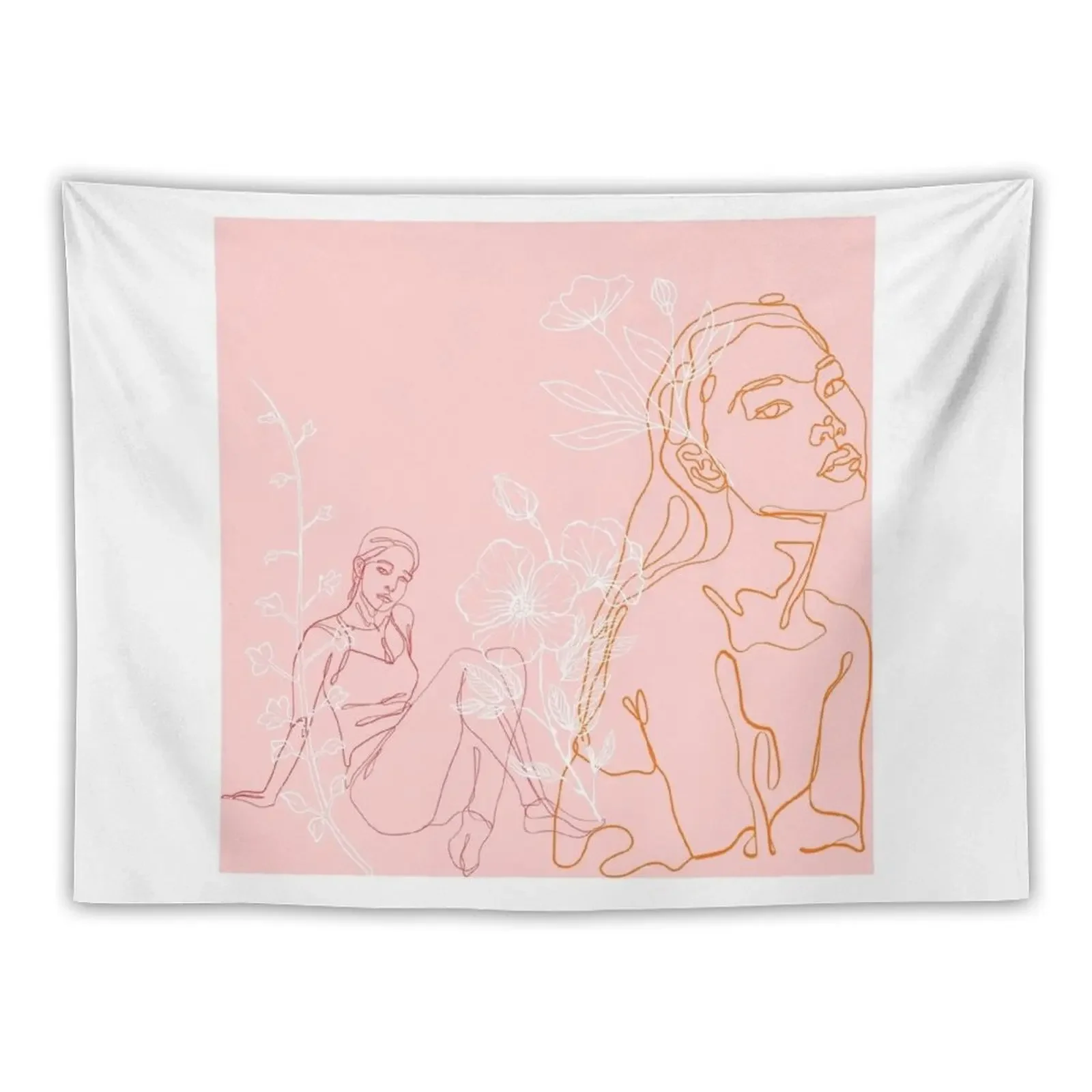 

Very Subtle/Discreet Lesbian Flag Inspired Design. Tapestry Aesthetic Room Decor Bed Room Decoration Tapestry