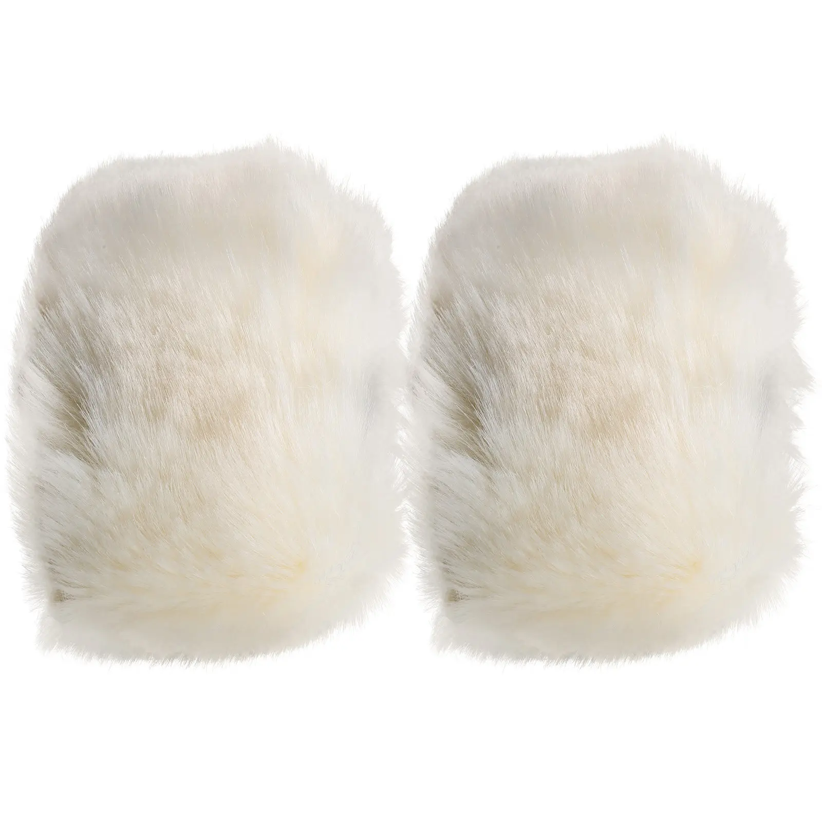 

2 шт. стильных вязаных митенок для женщин, зимние термомитенки на запястья, легкие дышащие рукава из ткани, идеально подходят для офиса