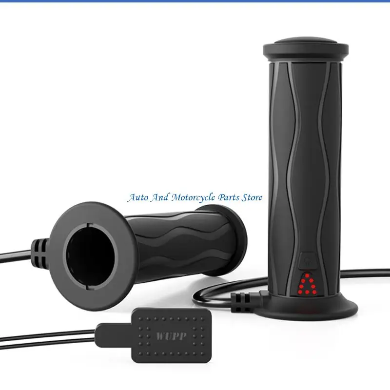 P9FD 12-V-Silikon-beheizte Handgriffe für Motorräder mit 5-Stufen-Speicherfunktion und wasserdichter IP67-Konstruktion, 2er-Pack – Detail 9