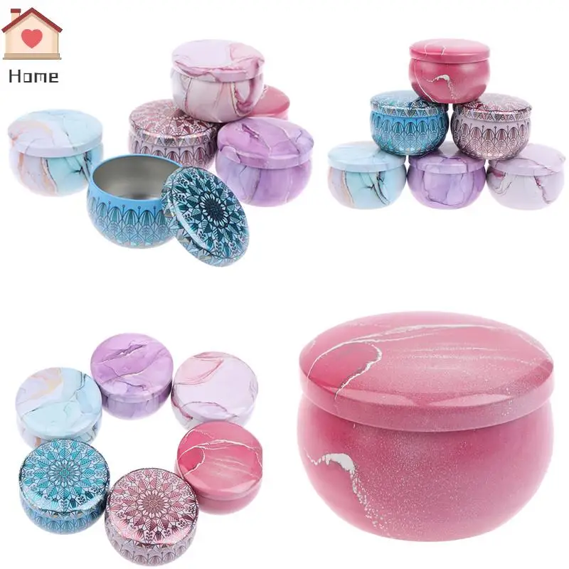 1Pc Candle Tin Jars DIY Candle Making kit Holder Storage Case For Dry Spices Sweets Home Decoration