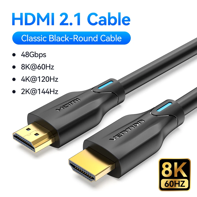 HDMI-кабель Vention 2.1, 8K, поддержка 3D, 48 Гбит/с — фото товара