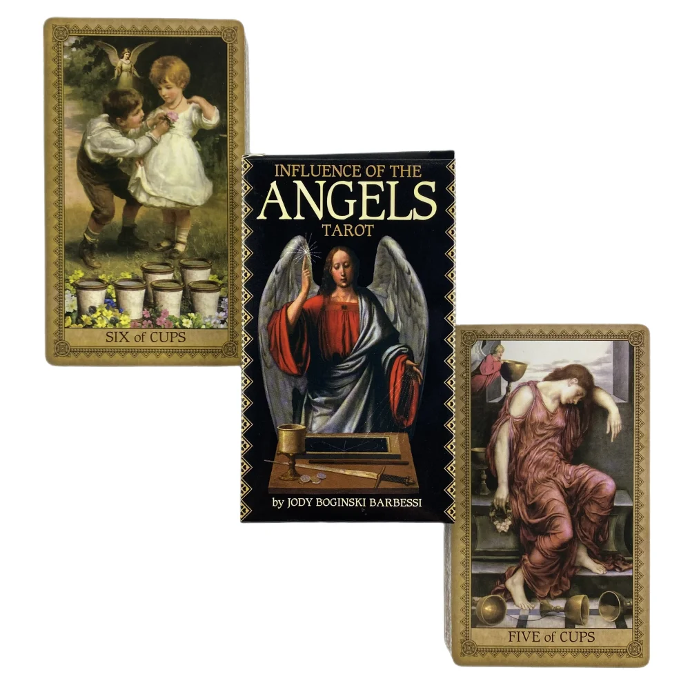 Influence Of The Angels Tarot Cards Divination Deck English Versions Edition Oracle Board Playing Table Games For Party