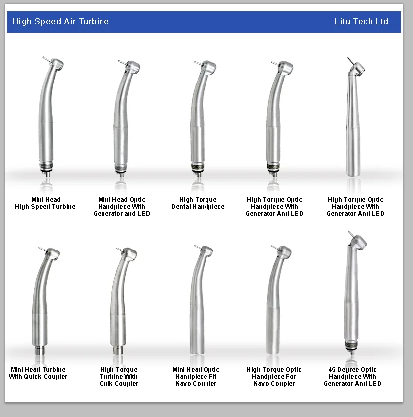 Foshan Den tal Mini Head Optic Handpiece Fit For Sirona Coupler G700-SL