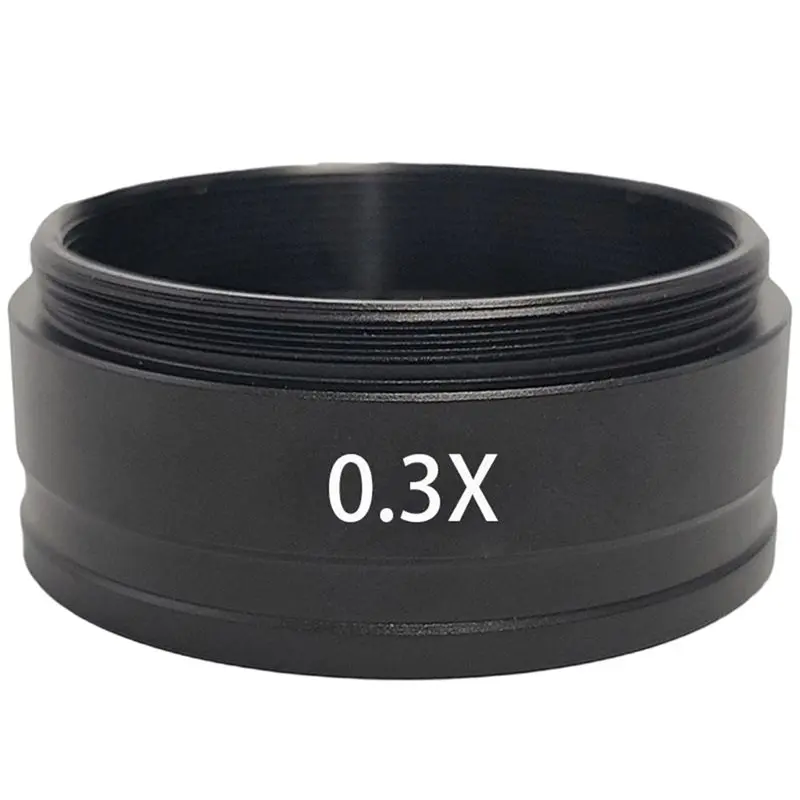 NOUVEAU - EN STOCK - Lentille optique à monture C, filetage M42mm, objectif Barlow auxiliaire 0.3X 0.5X 0.7X 2.0X pour grossissements 120X 180X 200X 300X 500X M