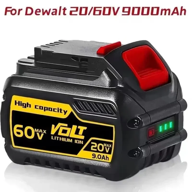 

NEW2024 NEW2024 Replacing For Dewat Tool Lithium Battery 20V/60V (54V) FLEX DCB606 DCB609 9AH