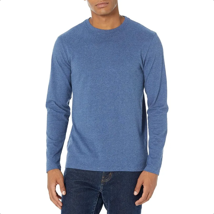 

Men's RegularFit Crewneck TShirts LongSleeve