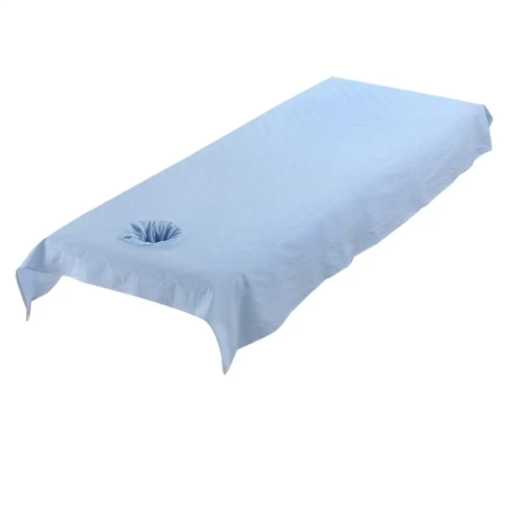 Durable Cotton Massage Table Sheet Set Washable Mattress Protector for Folding Acupuncture Bed