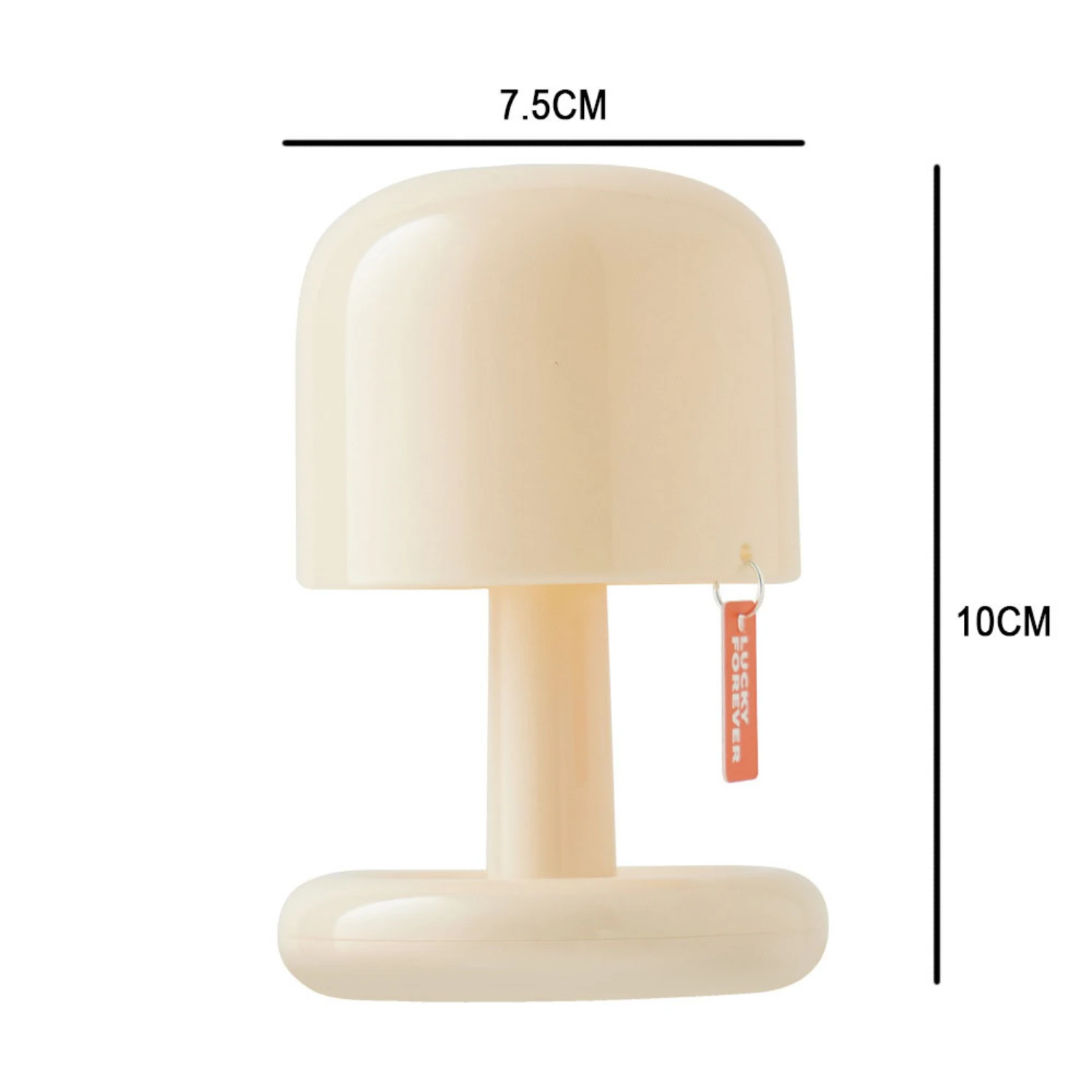 New Creative Mini Mushroom Style USB Rechargeable Led Night Light for Bedroom Decor, Coffee-themed Sunset Night Lamp