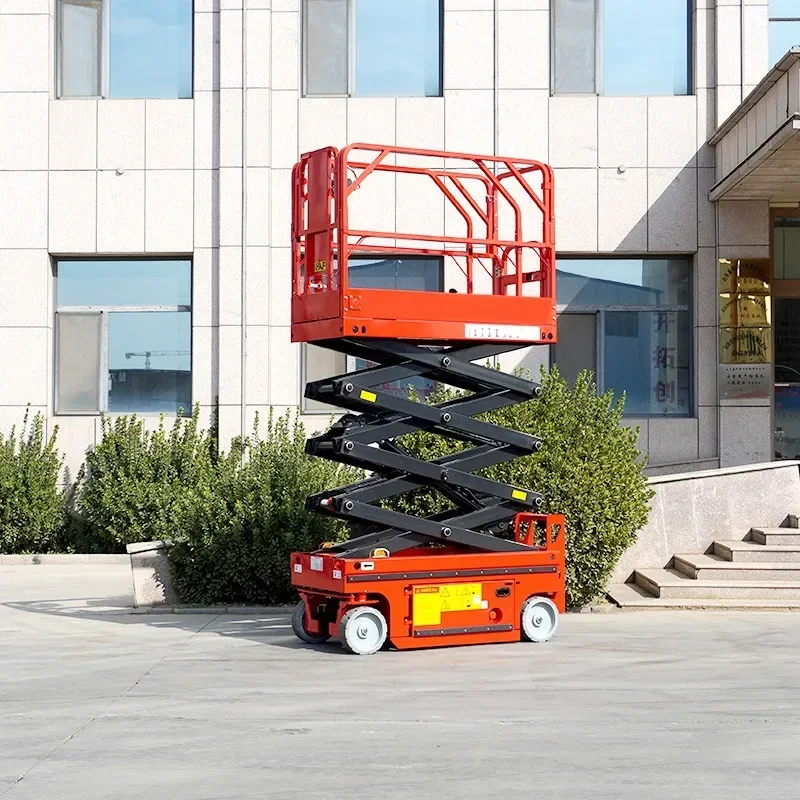 New Style 14M Mobile Platform Lift Movable Lifting Equipment Electric Scaffold Elevator Remote Control Mobile Lifting Platform