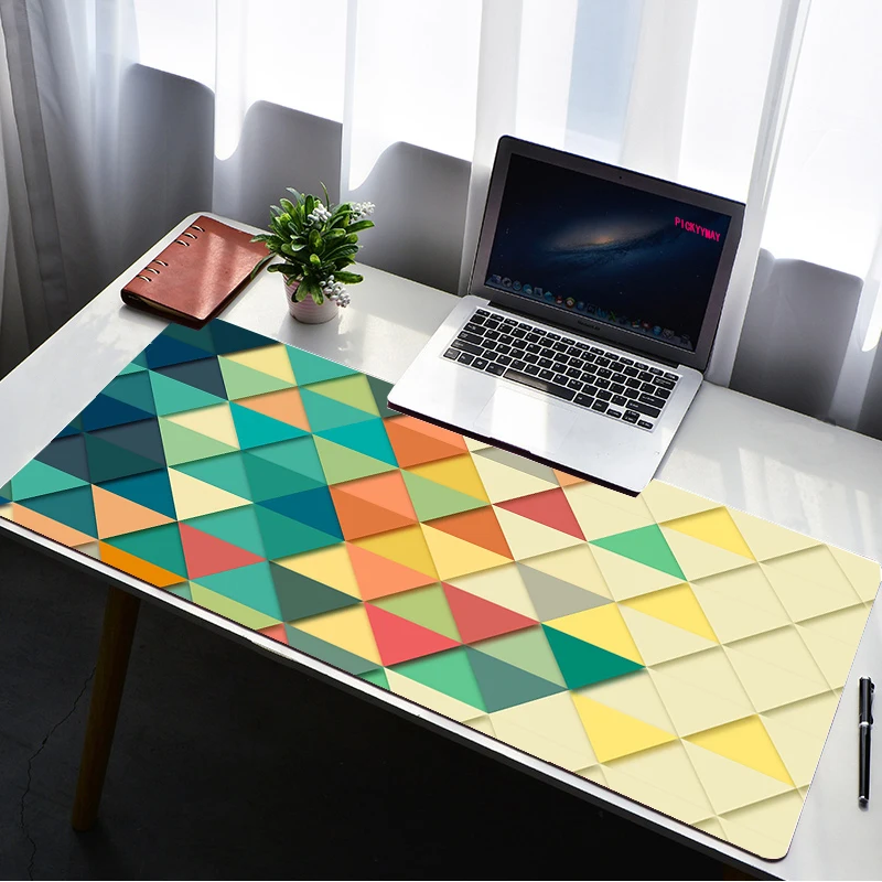 Large Triangle Mouse Pad Waterproof Desktop Oil-proof Non-slip Desk Mat Gaming Accessories Pad Mouse Carpet Keyboard Gaming