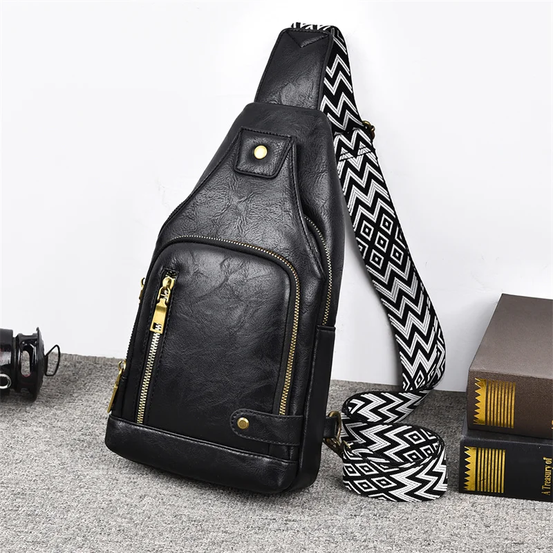 Herren Umhängetaschen Herren Brusttasche Designer Umhängetasche Leder Umhängetaschen Diagonal paket 2024 neue Rucksack reise