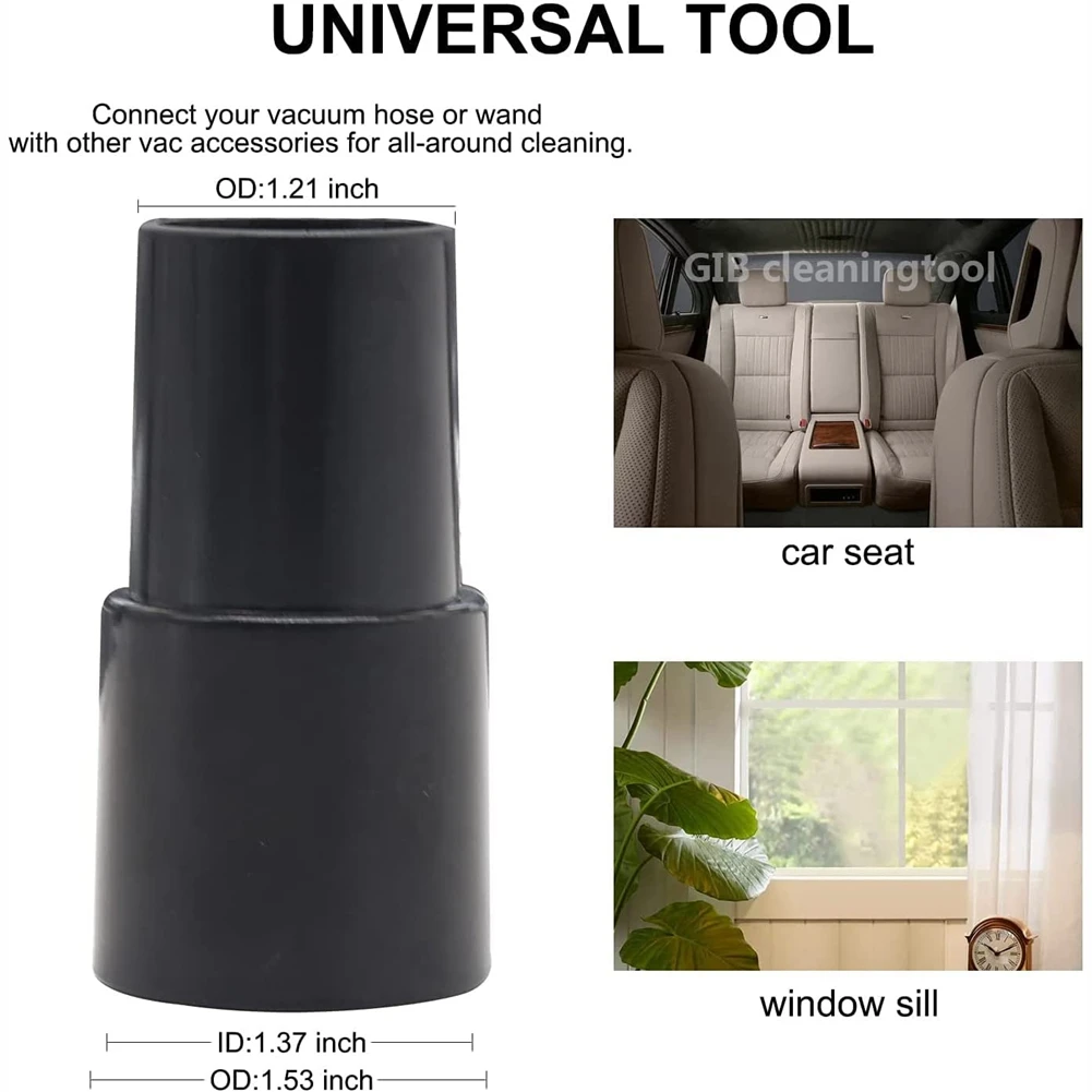9 accesorios aptos para accesorios 1 1/4 pulgadas - 3 varita de extensión de vacío, adaptador de manguera de vacío de 32 mm y 35 mm