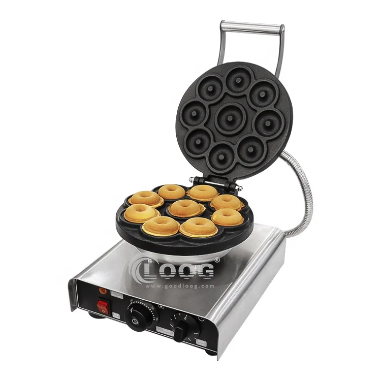 

Commercial Use Stainless Steel Electric Mini Waffle Donut Maker Machine Price