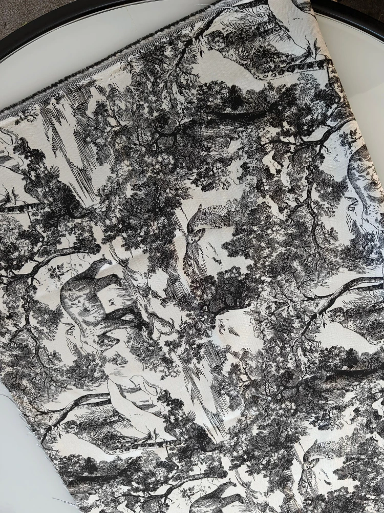 Embroider Jacquard Fabric for Creative Outerwear Skirt Designer Fabrics DIY Cropping Fashion Clothing Sewing Cloth By Meter