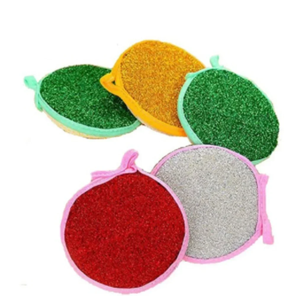 Delysia King  Circular double-sided dishwashing sponge