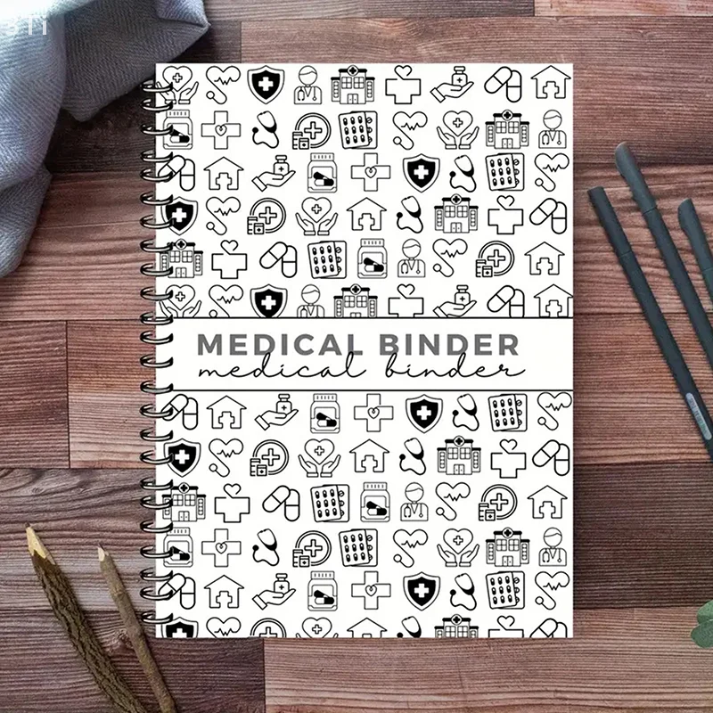 Family Medical Binder Planner Notebook Healthcare Organizer For Adults Medical Planner Bundle Health Binder Doctor Visit Notes