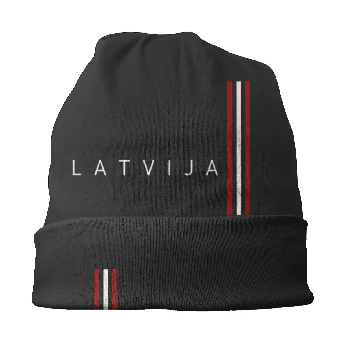 Latvia Flag Beanies Caps for Men Women Unisex Cool Winter Warm Knitted Hat Adult Slouch Bonnet Hats