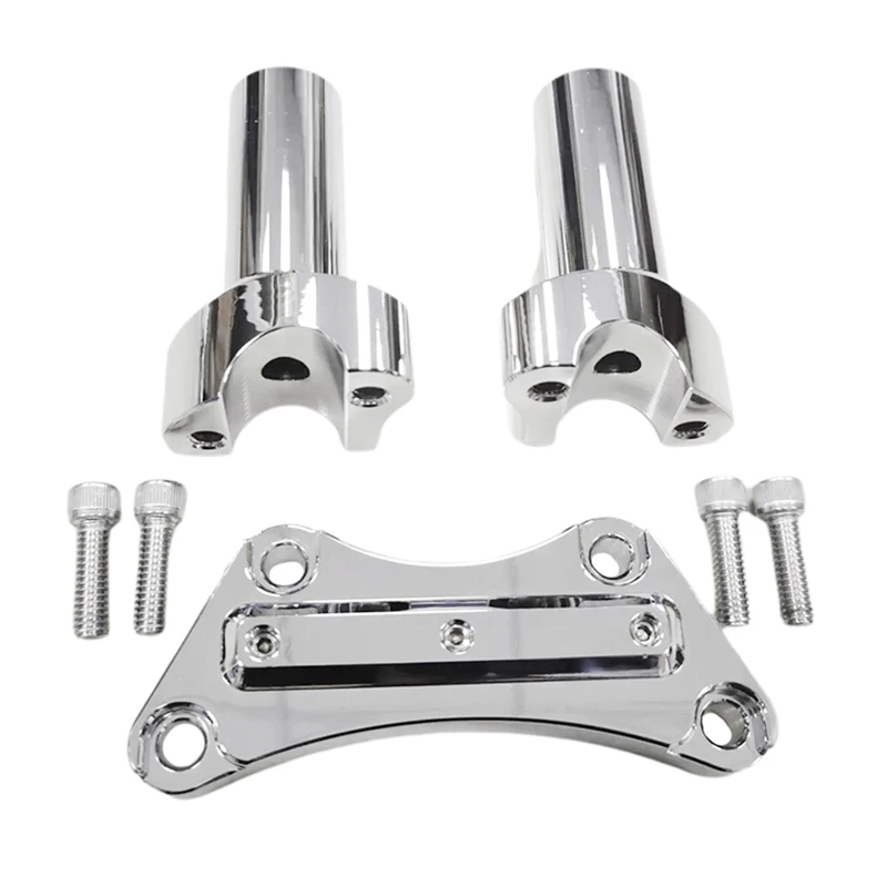 

3.5Inch Straight Handlebar Riser Top Clamp For 1Inch Bar Dyna Sportster Softail