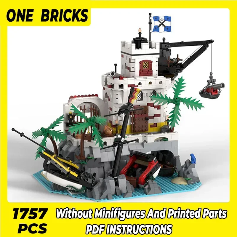 Moc Building Bricks Castle Model Eldorado Ship Wreck Fortress Technology Modular Blocks Gift Toys For Children DIY Sets Assembly