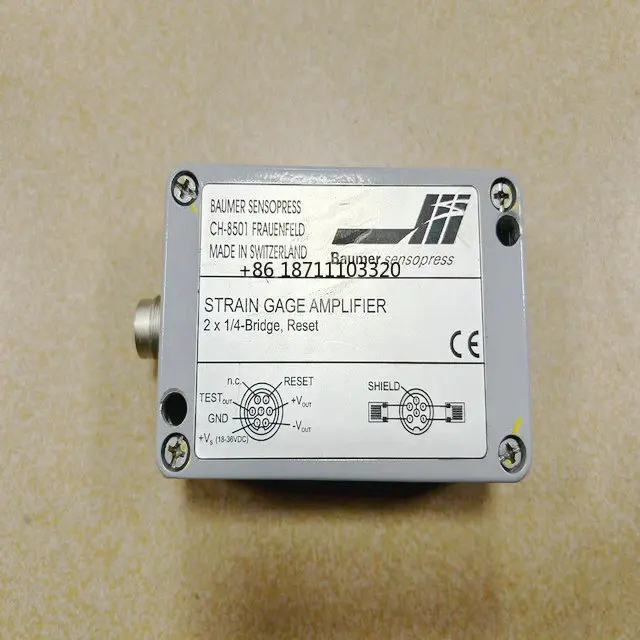 

Strain gage amplifier CH-8501 FRAUENFELD RESET