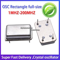 5pcs Rectangular in-line active crystal 10m 10MHz 10.000mhz 4-pin full-size 3.3v/5v clock oscillator