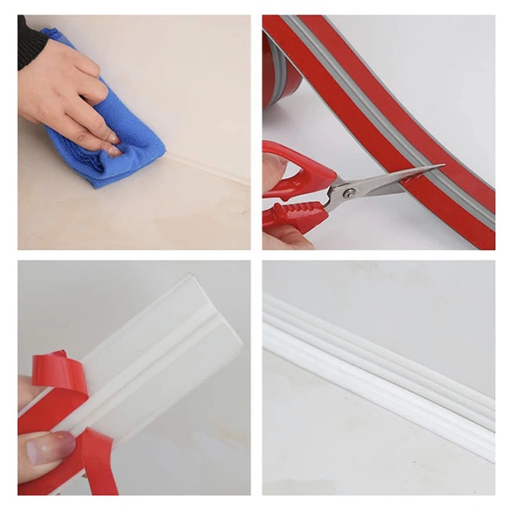 شرائط حماية الزوايا المرنة المضادة للتصادم لتحسين المنزل، تصميم أنيق، تطبيق سهل، تغطية سخية