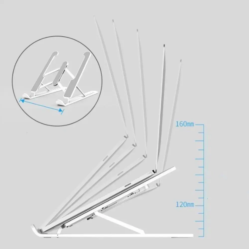ABS Laptop Holder Stand Foldable Aluminum Alloy Notebook Support Base Non-slip Lifting Cooling Holder Laptop Cooling Bracket