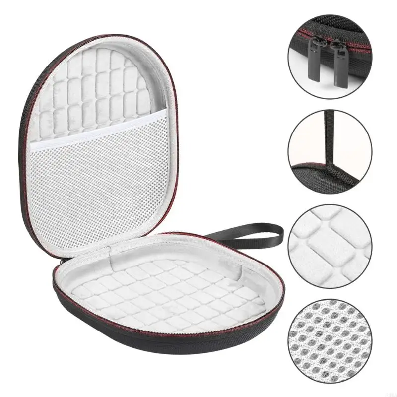 F3MA Bolsa armazenamento para fone ouvido com alças mão para fone ouvido PTOZOHT2