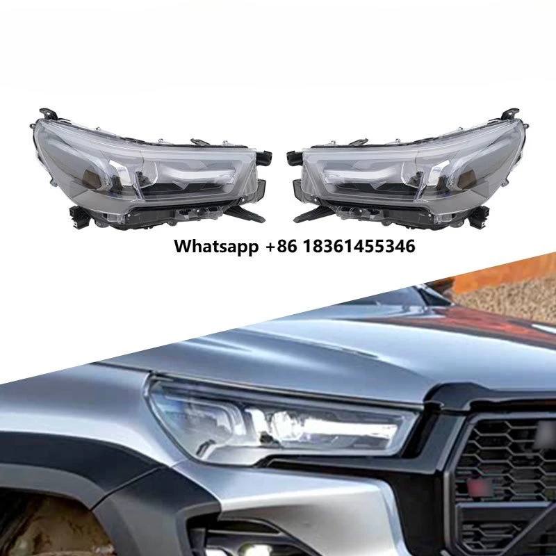 

Hilux Revo LED Headlight for Hilux Rocco 2020-2024 Front Lamp Headlamp Assembly Light Styling Hilux Bodykit