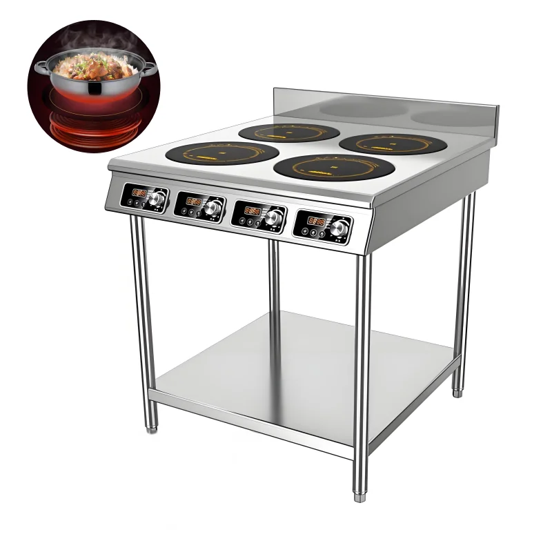 

Commercial Induction Cooker 4/6/8 Burner High Power Electric Cooking Stove Clay Pot Rice Cooker for Restaurants