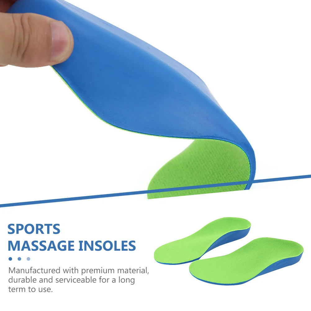 زوج واحد من نعل داخلي داعم للقوس للأطفال وسادة تصحيحية متينة مضادة للانزلاق عملية للاسترخاء في المكتب الرياضي #2