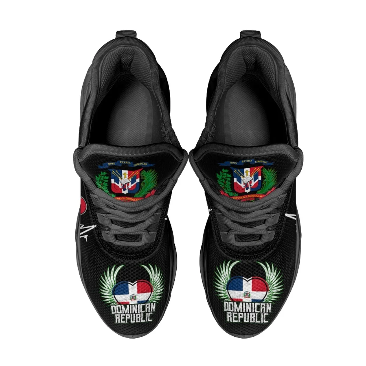 Dominica Country Flag Pattern Woman Men Autumn Winter Sport Shoes Outdoor Travel Breathable Woman Soft Sneakers Print On Demand