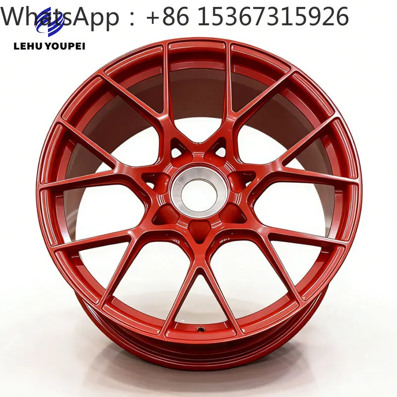 

18-24 Inch T6061 Aluminum Centerlock Red Forged Racing Car Wheel Rims