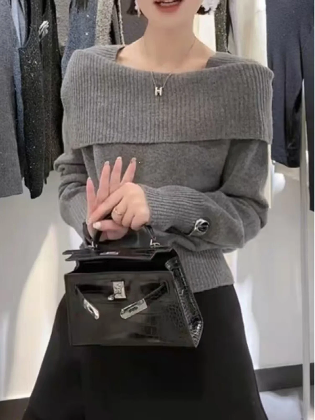 

Свитера Джемперы Пуловеры Женские вязаные крючком бейсболки с узором воздушного шара Празднование Вечеринка Фестиваль Многоцветный Панк-Радость Весело