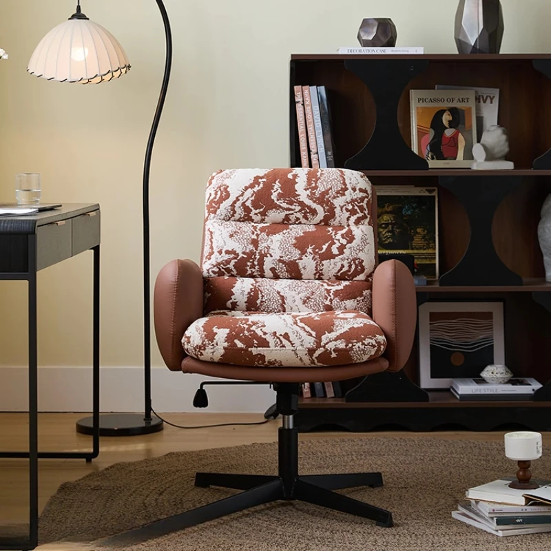 

Lazy Luxury Office Chair Designer Computer Comfortable Backrest Office Chair Wheels Relaxing Sillas De Oficina Home Furniture