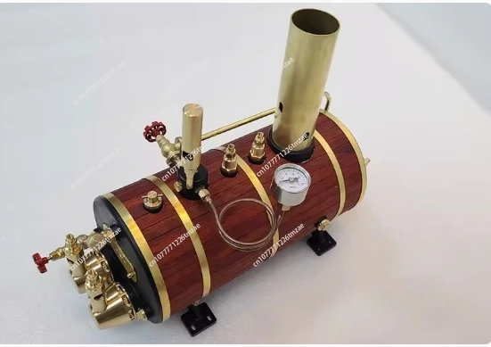 High-efficiency steam engine boiler, retro model marine boiler model, diameter: 105mm, full water capacity: 850ml