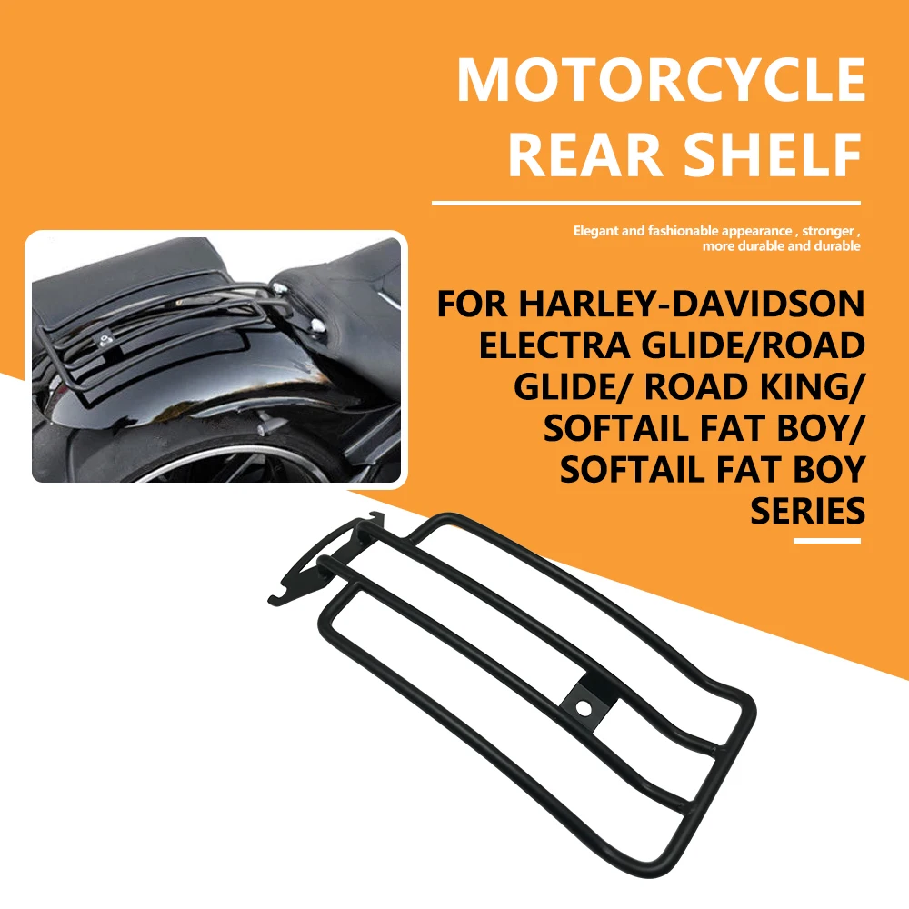 

Motorcycle Luggage Rack For Electra Road Street Glide Road King FLHT FLHR FLHX FLT 1997-2020 Rear Cargo Rack Rear Seat Carrier