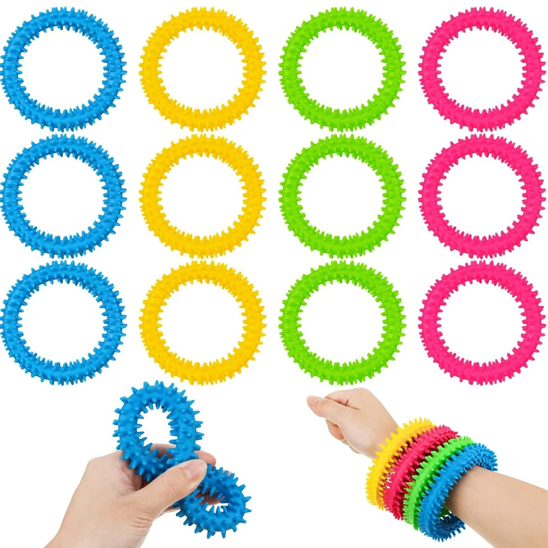 Spiky Sensory Bracelet Flexible Antistress Toy Stress Relief Fidget For Anxiety ADHD Autism Juguetes Antiestres Ansiedad