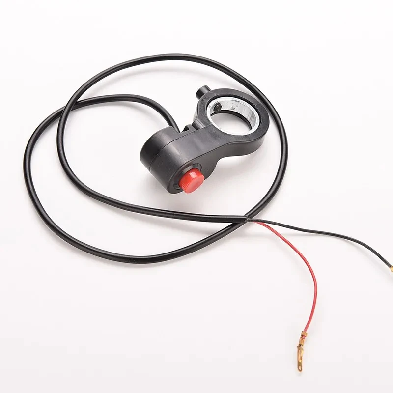 1pc 7/8" 22mm Universal Handlebar Horn Kill Switch Wire For Motorcycle E-Bike Scooter ATV Control Replacement Spare Accessories image 3