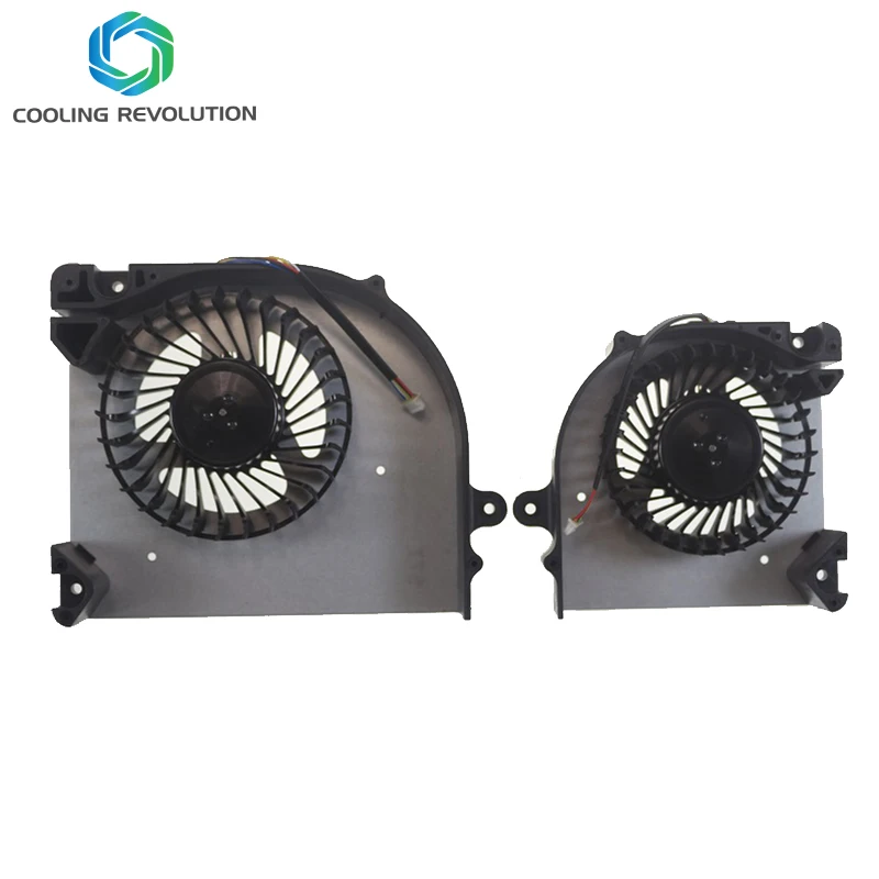 Laptop CPU GPU Cooling Fan BS6812MS-U4N BS5812HS-U4P DC12V 0.55A for CLEVO X17SN X170 X17SM X170SM-G X7200 X170KM-G