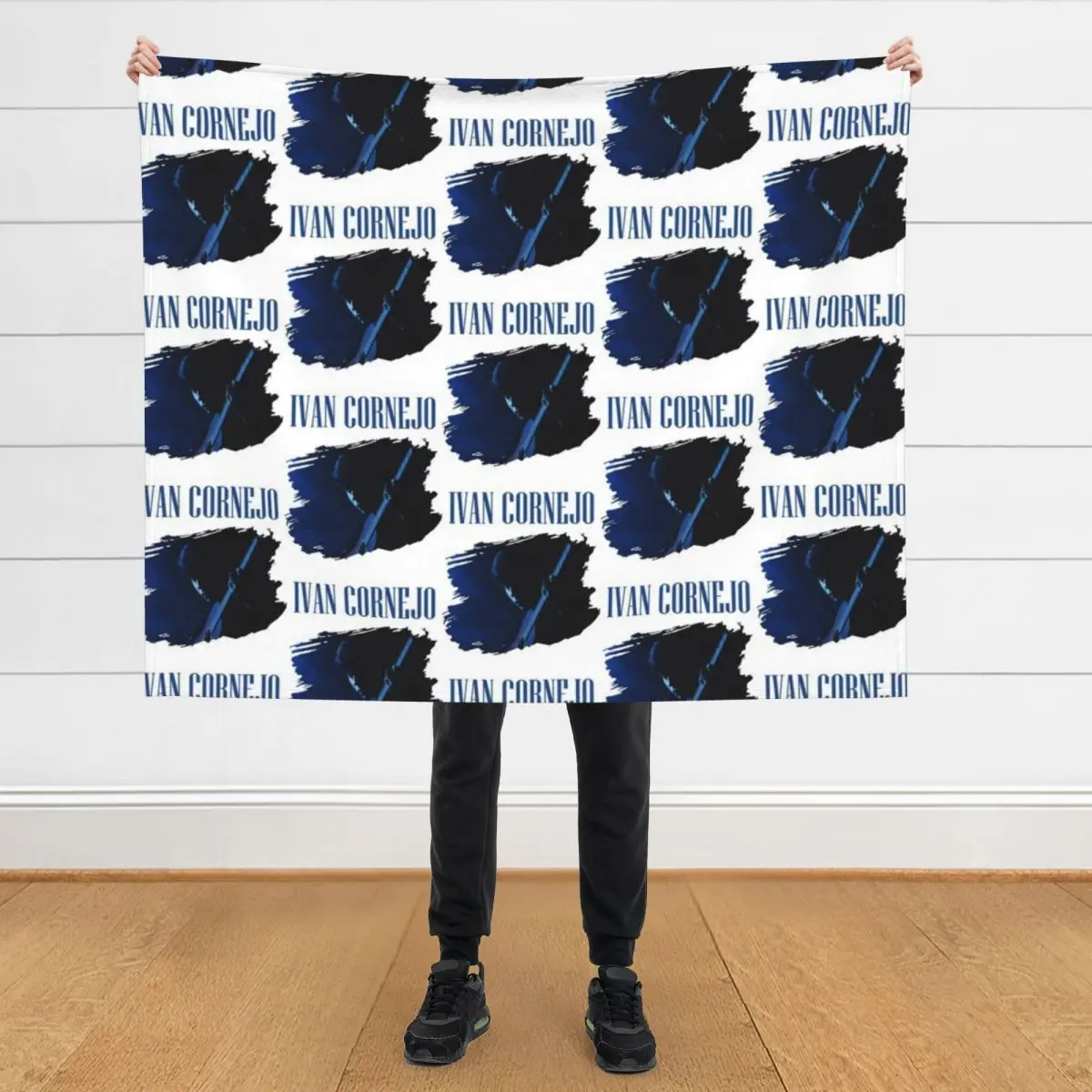 

Ivan Cornejo Photo With Text v2 Throw Blanket Bed For Baby Baby Picnic Blankets