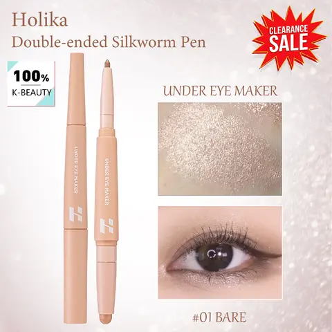 [Clearance Sale] HOLIKA Under Eye Maker 01 BARE,Luxury Eye Shadow Filler,Korean Makeup Cream For Dark Circles,Korean Cosmetic