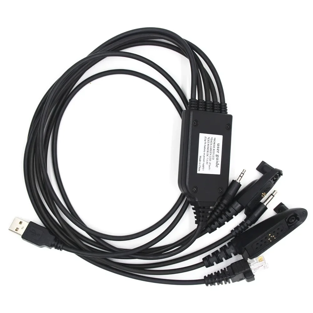 For Walkie Talkie FTDI 5in1 USB Programming Cable For Motorola GP88 GP300 GP328 GP340 GP328Plus GM300 Pro5150