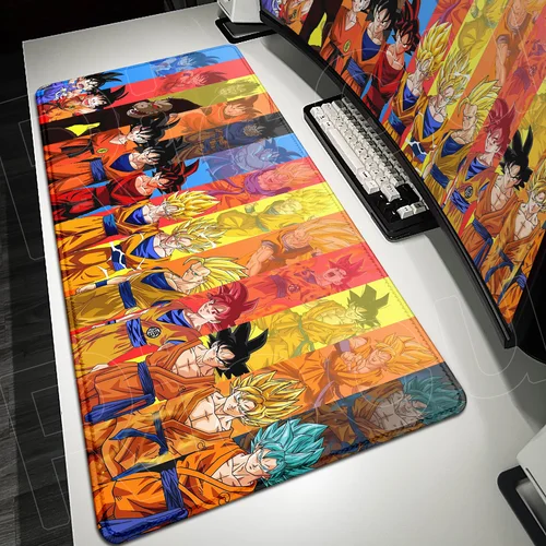 Alfombrilla de ratón de Anime japonés, alfombrilla de teclado antideslizante de goma de 40x90cm, alfombrilla para ratón de bolas d-dragon, accesorios para juegos, alfombrilla para ordenador de oficina XXL