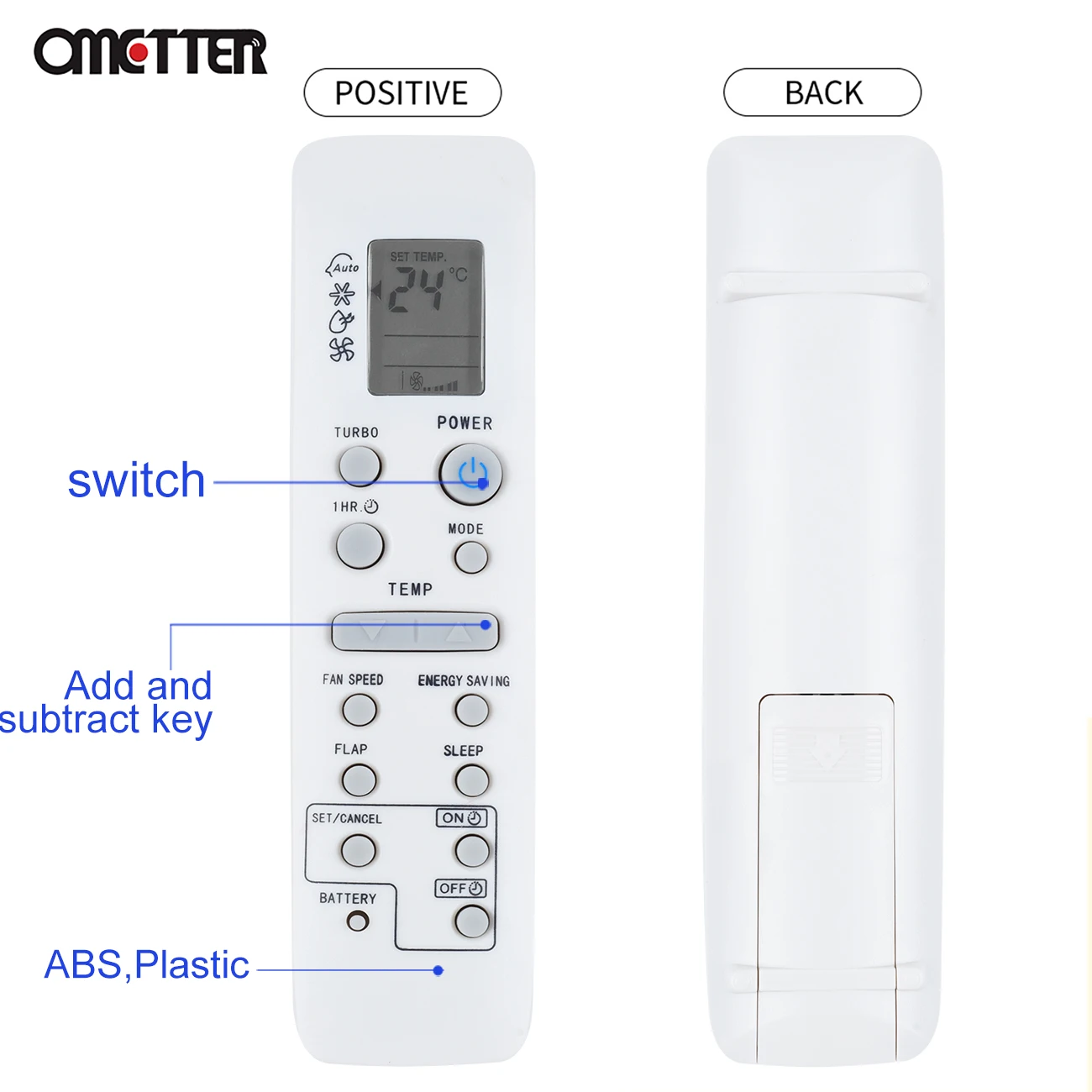 DB93-03012C مناسبة لأجهزة سامسونج تكييف الهواء التحكم عن بعد ARC-1405 ARC-1404 BD93-03012D KT3X010