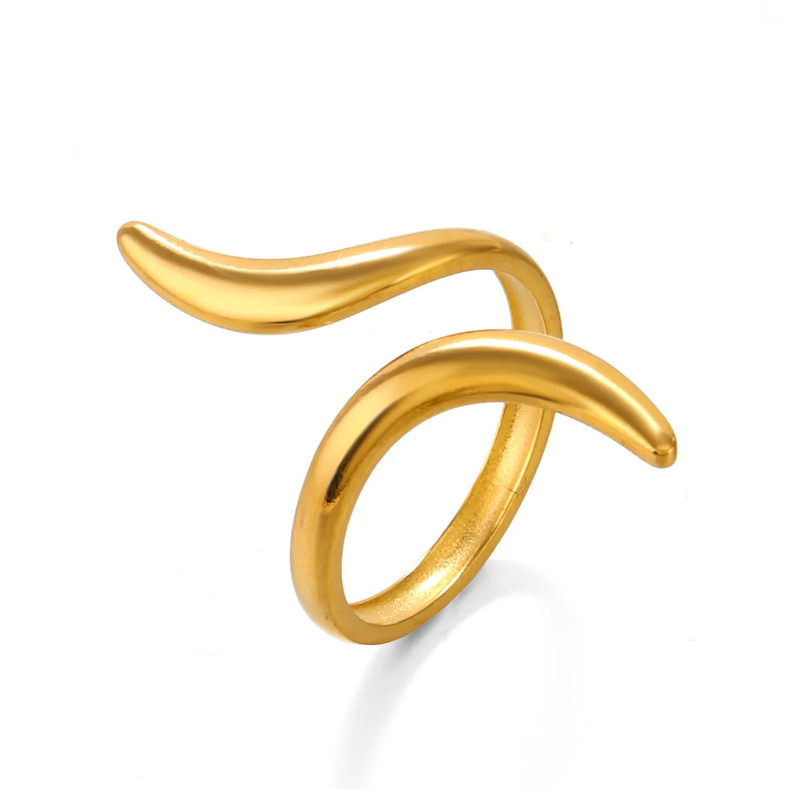 Minimalist Line Rings Adjustable Open Stackable Ring For Women Geometric Bold Ins Fashion Jewelry Gift