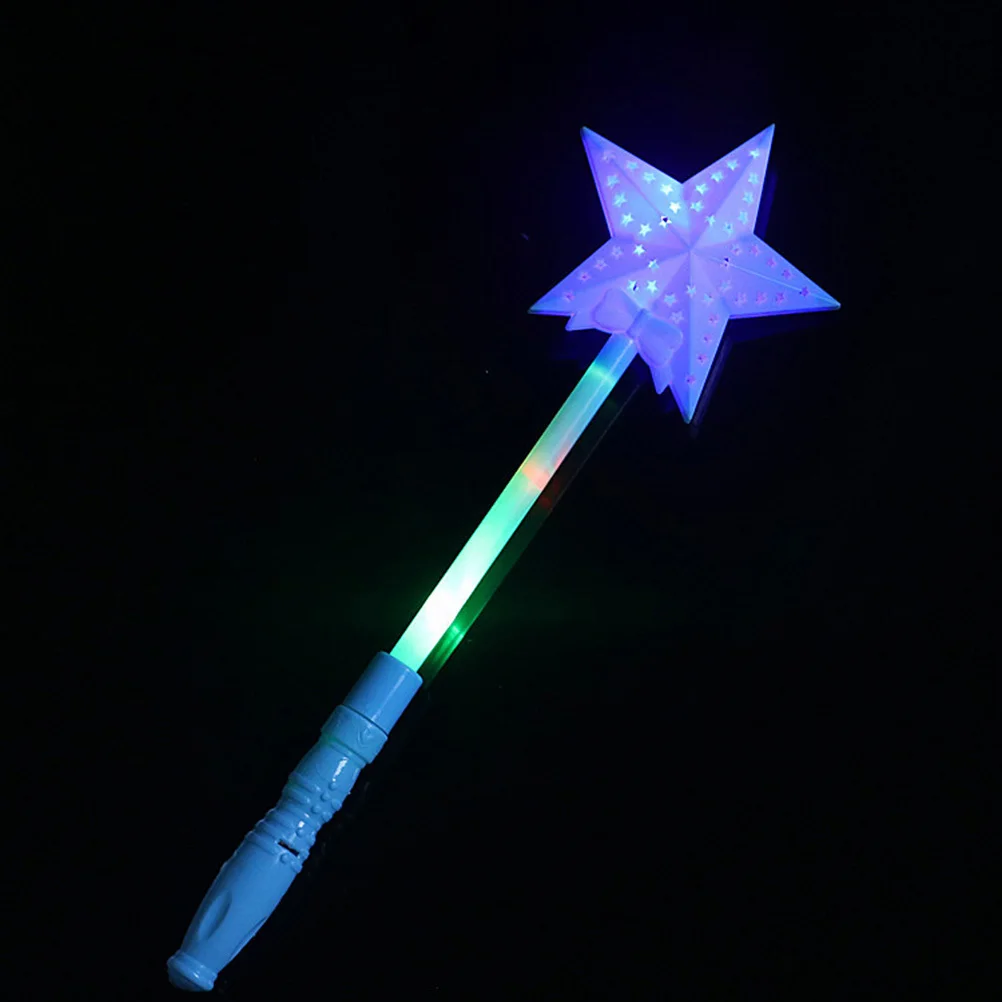 

10pcs Led Five-Pointed Star Flashing Wand Colorful Light Sticks For Party Concert Festival Night Events Cheer Decor Supplies