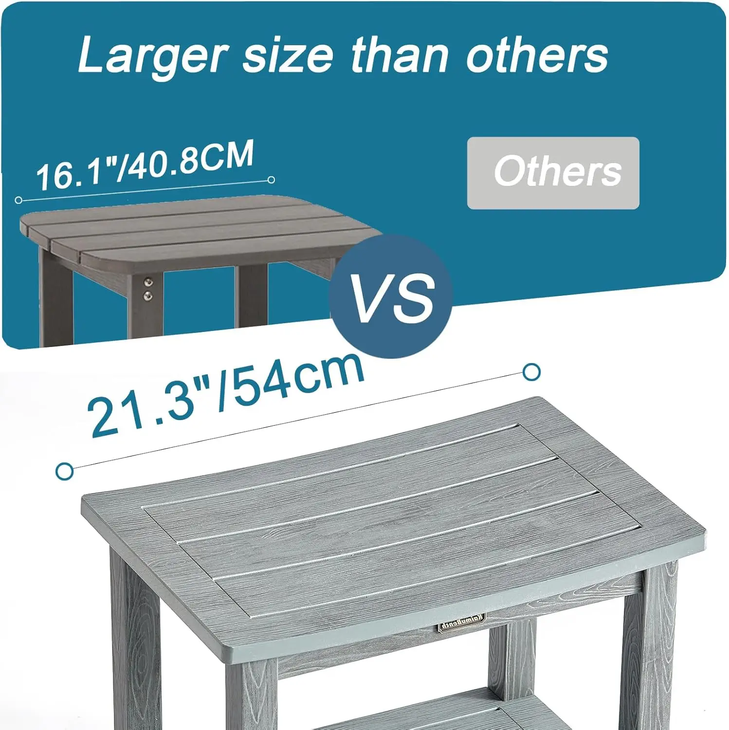 Heavy Duty Shower Bench for Inside Shower Waterproof
